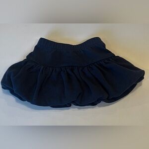 Zara Navy Blue Bubble Skirt